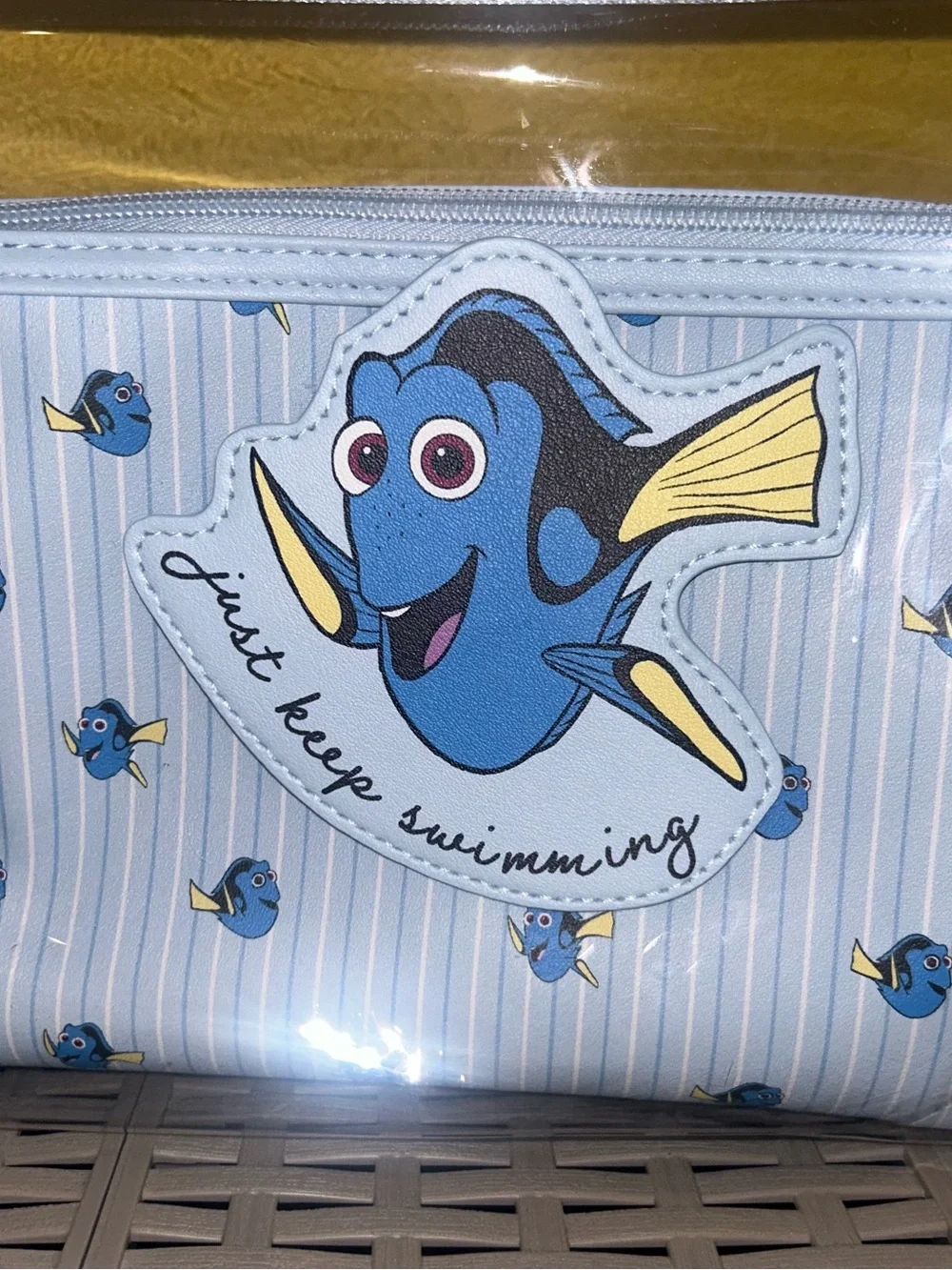 Pixar X Primark DORY 'Just Keep Swimming' Cosmetic Pouch Set. You get 2. NWT.